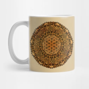 Pergamino flower of life mandala Mug